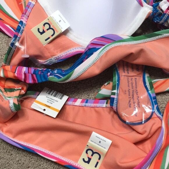 URBAN SEA multi colored wrap bikini. - Picture 7 of 9